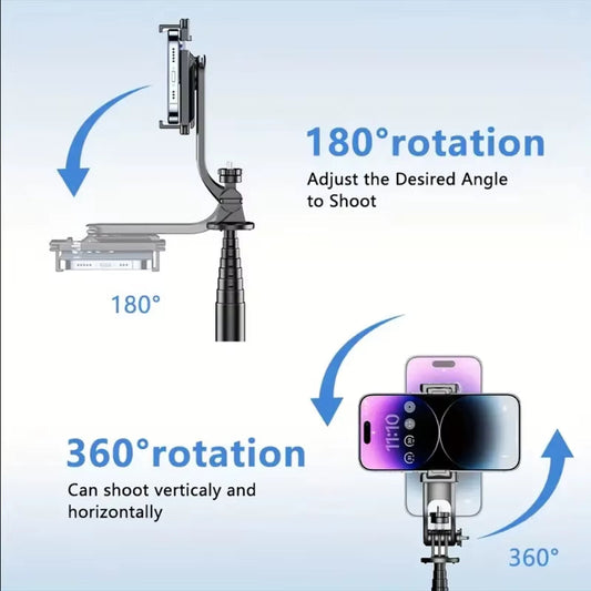 C01 Telescopic Selfie Stick Tripod Monopod Stand Mobile Phone Support Wireless Gimbal Stabilizer for Iphone Android Holder