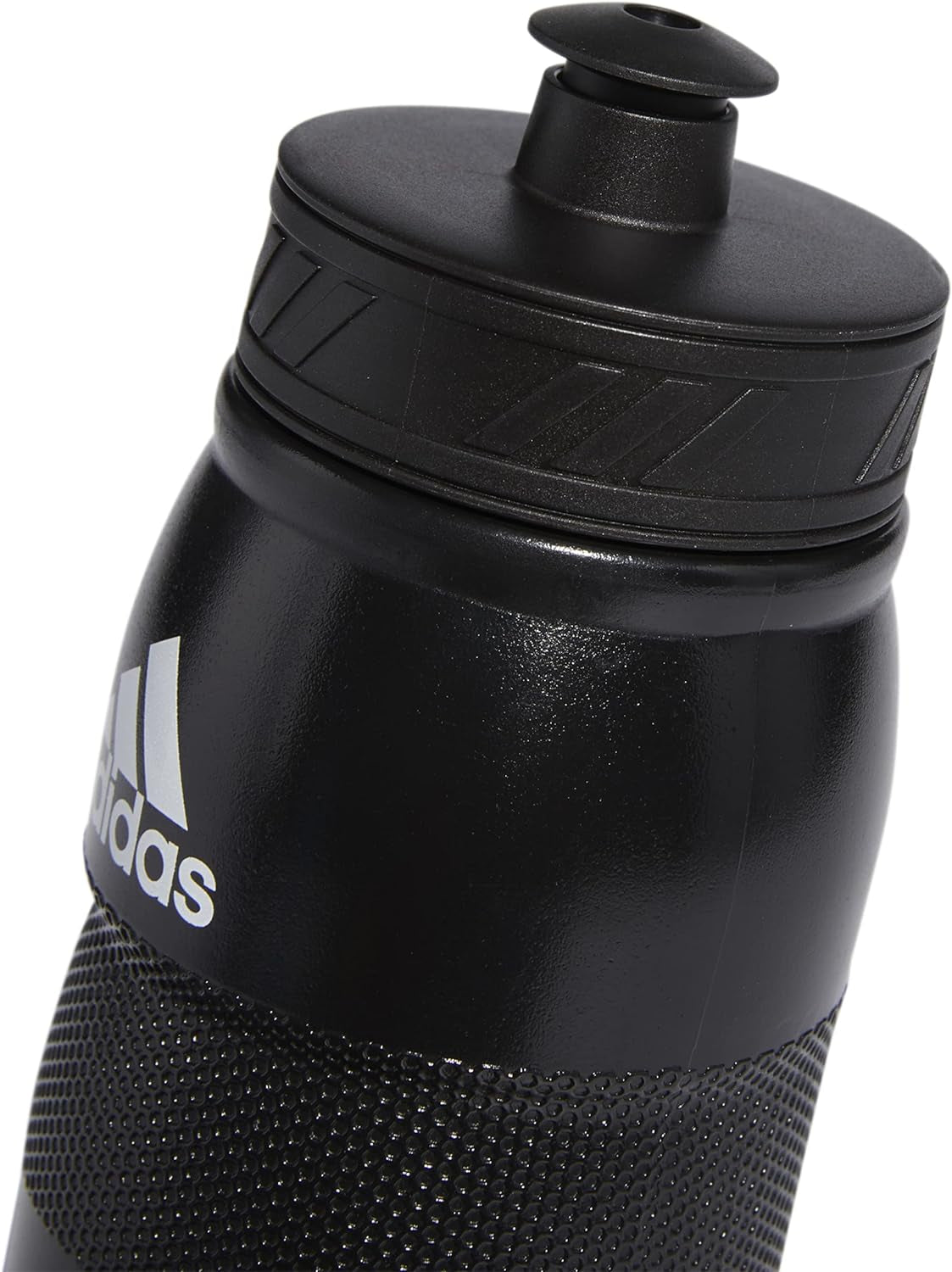 750 ML (28 Oz) Stadium Refillable Plastic Sport Water Bottle, Black/White, One Size