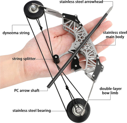 6"/7.4"/7.9"/8.6"/8.8"/9.5"/11"/16" Archery Compound Bow and Arrow Set Training Bow RH/LH for Outdoor Sports Hunting Shooting Cool Stuff Archery Entertainment Fun Gift