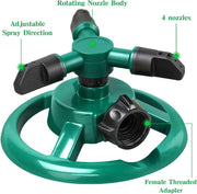 Sprinklers for Yard, Water Sprinkler for Lawn, 360 Degree Rotating Lawn Sprinkler for Yard Large Area, Yard Sprinklers for Kids, Pets Playing