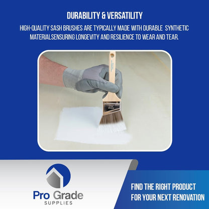 , Paint Brushes, 5-Piece, Paint Brush Set: Flat & Angle Brushes for Latex and Oil Paints, Stains, Interior & Exterior Home Improvement