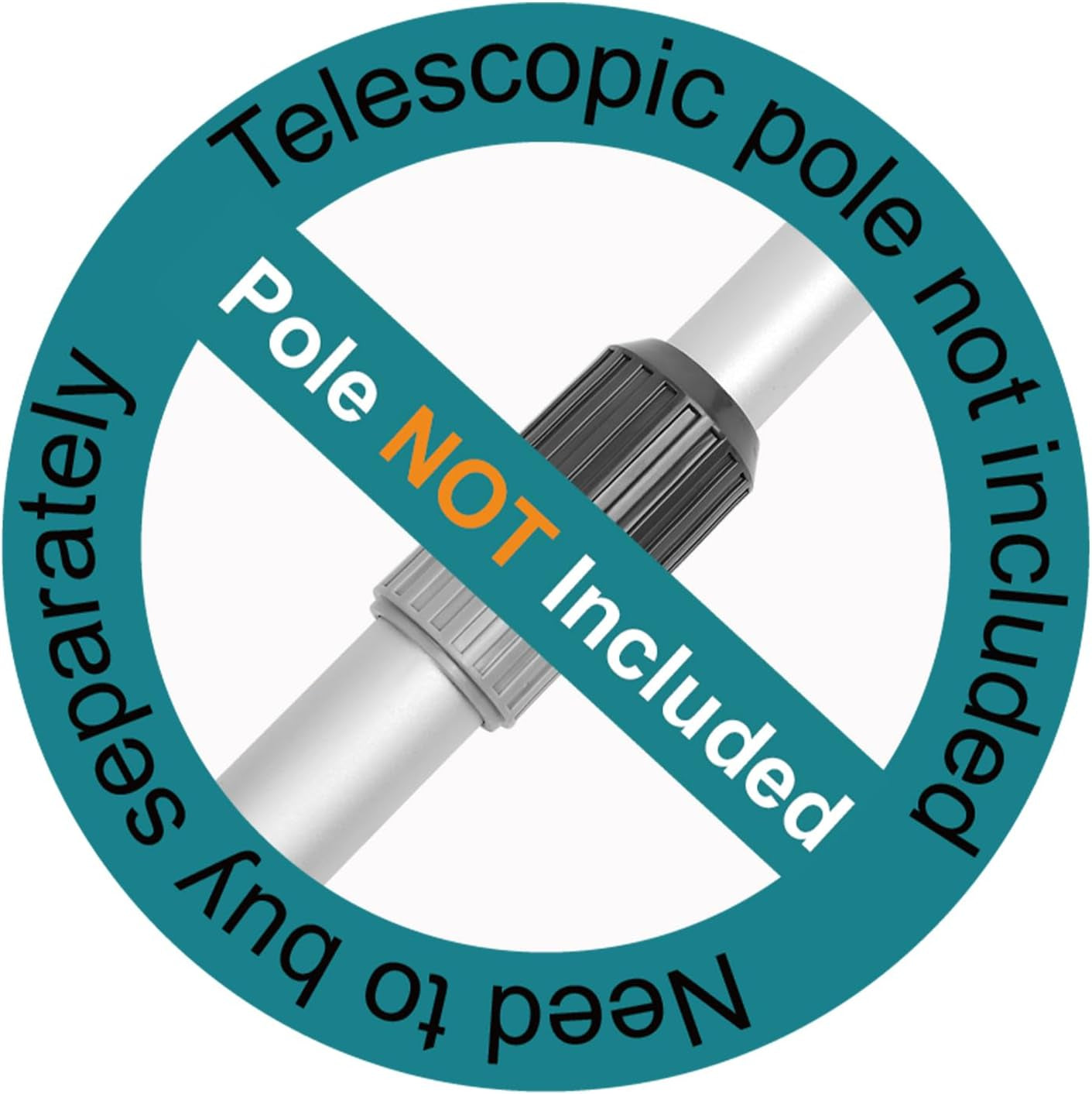 Professional Pool Skimmer Net, Heavy Duty Swimming Leaf Rake Cleaning Tool with Deep Fine Nylon Mesh Net Bag - Fast Cleaning,Easy Scoop Edge,Debris Pickup Removal