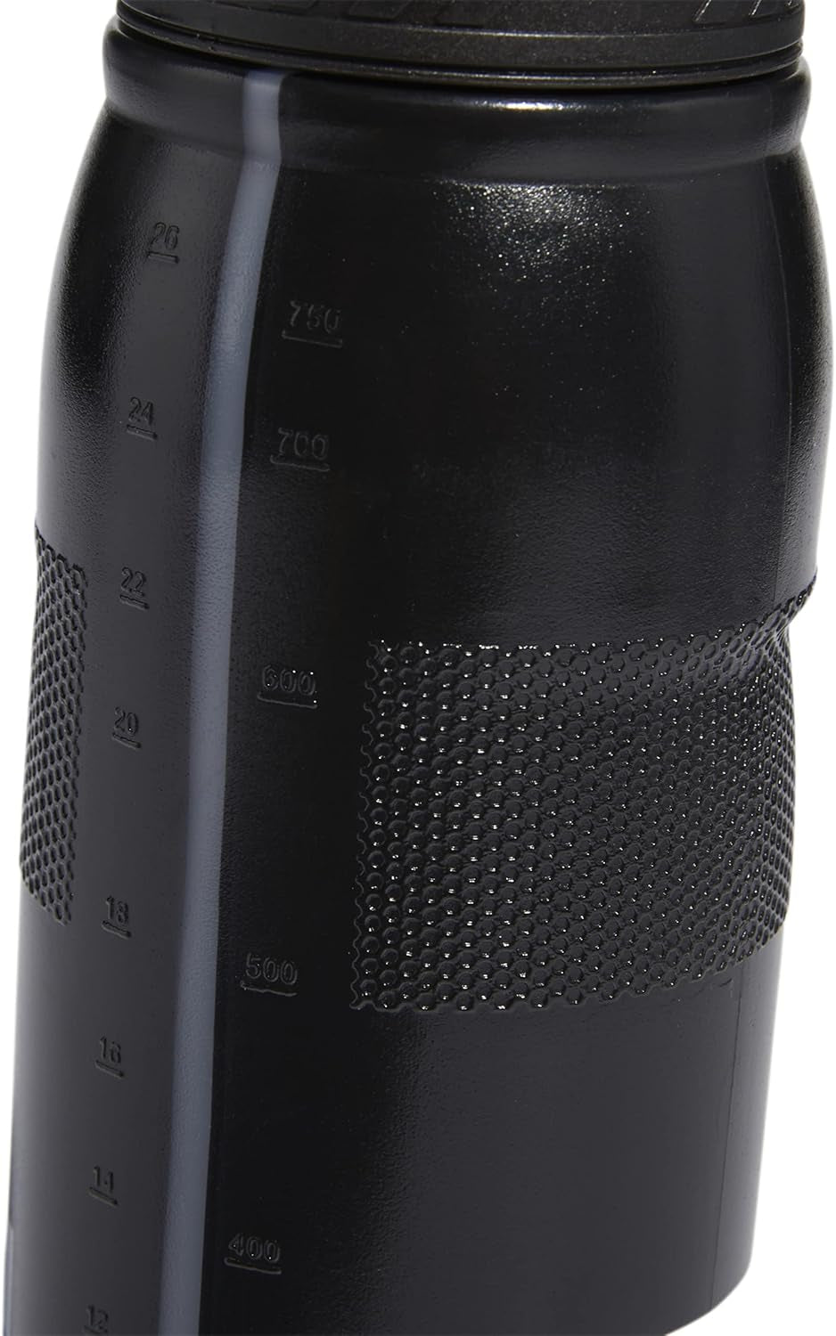 750 ML (28 Oz) Stadium Refillable Plastic Sport Water Bottle, Black/White, One Size