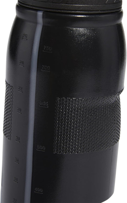 750 ML (28 Oz) Stadium Refillable Plastic Sport Water Bottle, Black/White, One Size