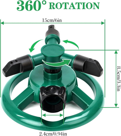 Sprinklers for Yard, Water Sprinkler for Lawn, 360 Degree Rotating Lawn Sprinkler for Yard Large Area, Yard Sprinklers for Kids, Pets Playing