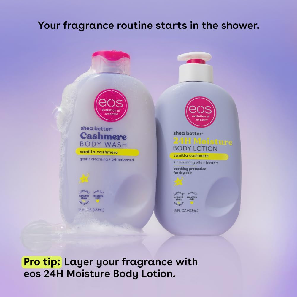 Shea Better Body Lotion+ Body Wash, Vanilla Cashmere