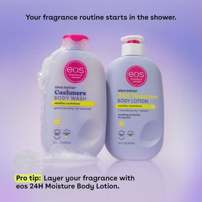 Shea Better Body Lotion+ Body Wash, Vanilla Cashmere