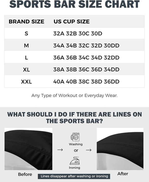 Sports Bras for Women, High Support Criss Cross Back Bras for Large Bust, High Impact Strappy Yoga Workout Bra