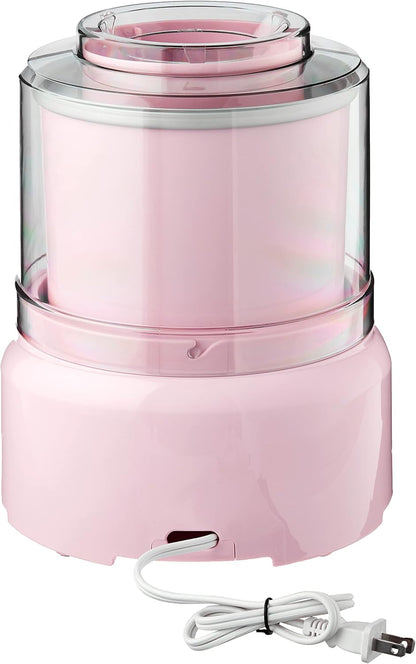 ICE-21PKP1 Frozen Yogurt - Ice Cream & Sorbet Maker, Pink, 1.5 Quart