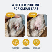 Clinical Care Ear Therapy Wipes, 100Ct – Cat and Dog Ear Cleaner – Help Relieve Itchy Ears Quickly & Effectively Remove Dirt, Debris, and Foul Odor
