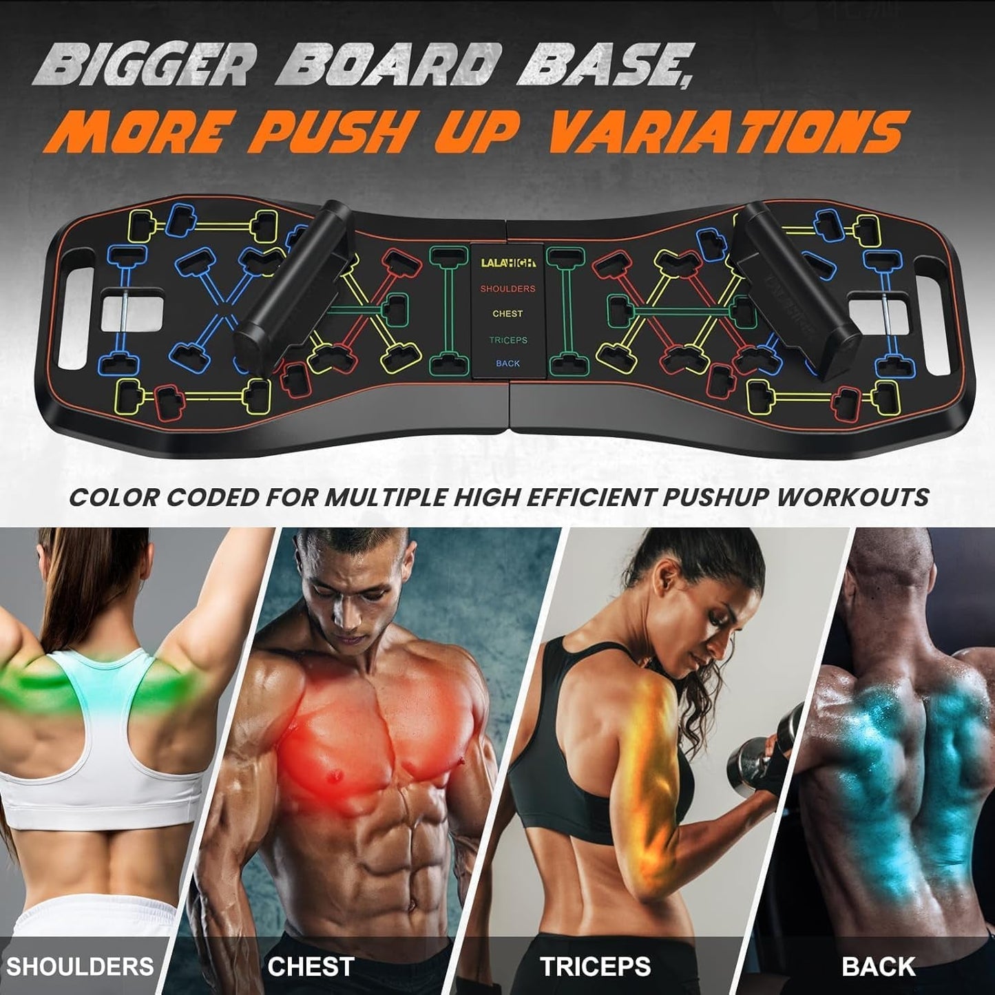 25-In-1 4Rd Generation Push up Board - Multi-Functional Foldable Gym System with Resistance Bands, Pilates Bar & Pulleys, Portable Workout Equipment for Men & Women, Chest/Back/Abs Training