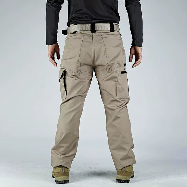 Wear Resistant Work Pant Man Multi-Pocket Straight Cargo Trousers Outdoor Jogging Tactical Pants Spring Autumn Casual Trousers