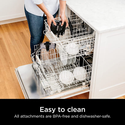 BL610 Professional 72 Oz Countertop Blender with 1000-Watt Base and Total Crushing Technology For-Smoothies, Ice and Frozen Fruit, Black