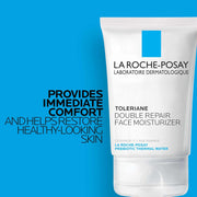 Toleriane Double Repair Face Moisturizer, Daily Moisturizer Face Cream with Ceramide and Niacinamide for All Skin Types, Oil Free, Fragrance Free