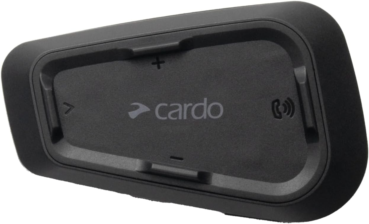 Cardo Spirit Motorcycle Bluetooth Communication Headset - Single Pack, Black