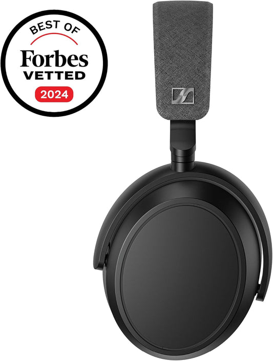 Consumer Audio Momentum 4 Wireless Headphones - Bluetooth Headset for Crystal-Clear Calls with Adaptive Noise Cancellation, 60H Battery Life, Lightweight Folding Design, Black (509266)