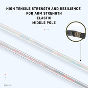 Badminton Racket Professional Graphite Shaft Badminton Set 2 Super Lightweight Shuttlecock Racquet for Training, Sports and Entertainment