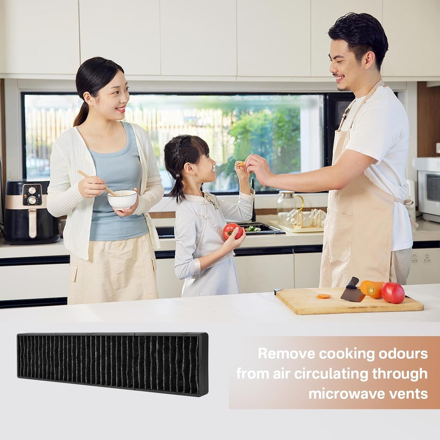 WB06X10807 Microwave Filter Replacement Microwave Charcoal Filter Compatible with GE Microwave PVM9005SJ8SS JVM7195SK6SS PNM9216SK5SS JVM7195EK5ES JNM7196SK6SS JNM7196DK5BB JVM7195DK5WW JVM7195SK6SS