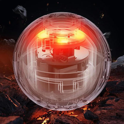 Smart Jumping Ball Toy for Dogs, Duraspin Dog Bouncing Ball, Interactive Bouncing Toys for Small Medium Dogs （2Pack-Orange & Bule）