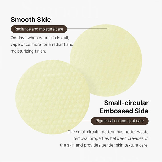 Deep Vita C Facial Pads, Vitamin C Toner Pads for Uneven Skin Tone, 500,000PPM of Vitamin Water & 3 Types of Vitamin, Hydrating & Resurfacing (70 Sheets)