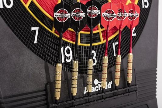 Cricket Pro 800 Electronic Dartboard with Nylontough Segments for Improved Durability and Playability and Micro-Thin Segment Dividers for Reduced Bounce-Outs