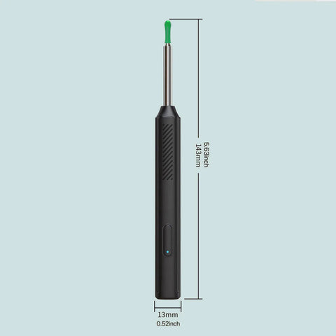 Ear Wax Removal Tool Set with Camera, Equipped with 6 Replacement Spoon Heads, 1080P HD, WIFI Connection, USB Fast Charging