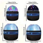 1Pc Star Projector, Galaxy Projector, Water Ocean Wave Projector for Bedroom Night Light Room Decor with 7-Colors Patterns