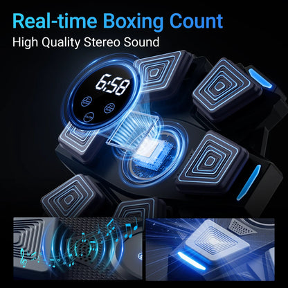 Musical Boxing Machine, Suitable for Both Adults and Children, Smart Touch Screen to Adjust Speed and Mode Anytime and Anywhere