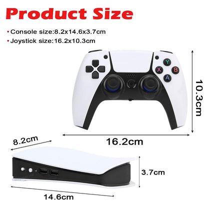 GB5 Video Game Console 256GB/128GB/64G 50000 + Retro Games HD TV Game Box 5 Two Gamepads for PS1/PPSPP/MAME Arcade Gaming Stick