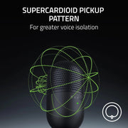 Seiren V3 Mini Usb Microphone: Condenser Mic - Supercardioid Pickup Pattern - Tap-To-Mute Sensor with Led Indicator - Sho