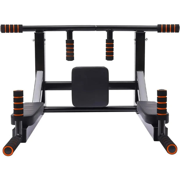 Multi-Grip Wall Mount Pull-Up Bar Dip Station Home Fitness Equipment Gym and Fitness Heavy