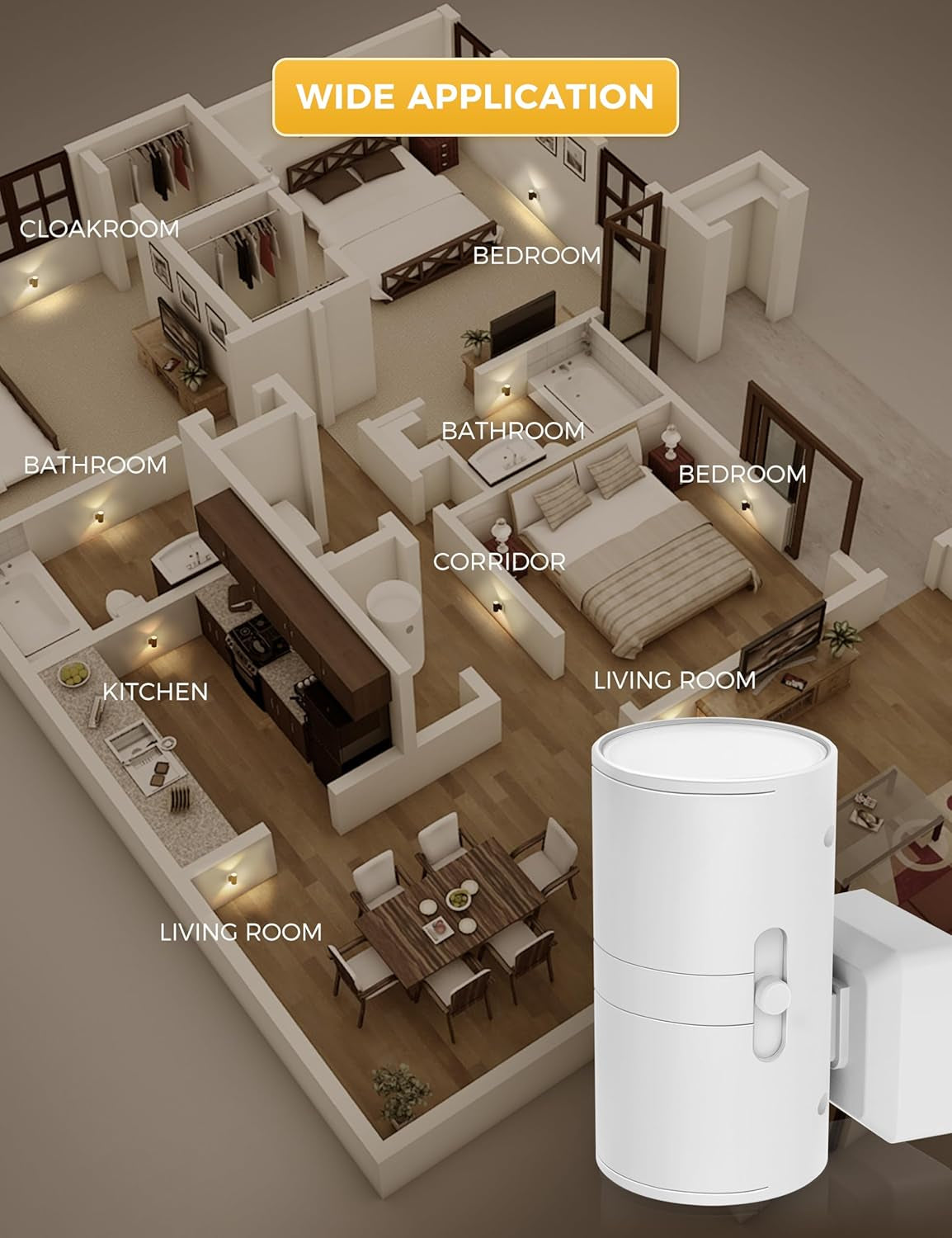 Night Light Plug In, Night Lights Plug into Wall, Light Sensor, 0-100LM, Soft White 3000K, Dimmable Night Light, Modern Nightlight for Hallway Bedroom Stairway, 2 Pack