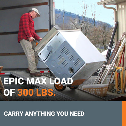 WG050 8-In-1 Aerocart Garden Cart/Wheelbarrow Heavy Duty/Dolly