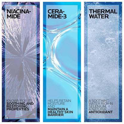 Toleriane Double Repair Face Moisturizer, Daily Moisturizer Face Cream with Ceramide and Niacinamide for All Skin Types, Oil Free, Fragrance Free