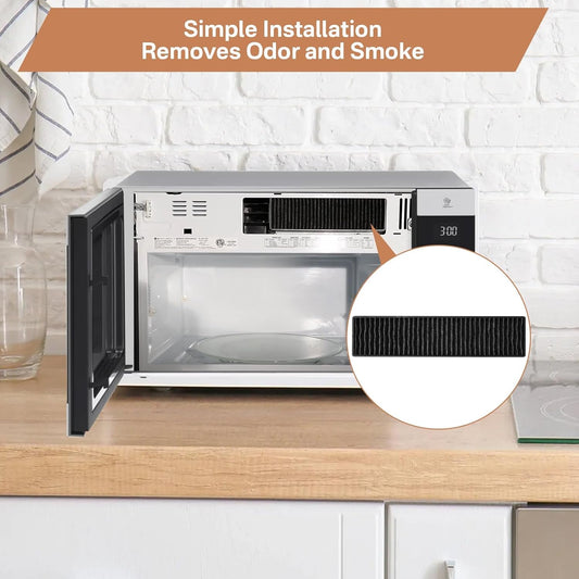 WB06X10807 Microwave Filter Replacement Microwave Charcoal Filter Compatible with GE Microwave PVM9005SJ8SS JVM7195SK6SS PNM9216SK5SS JVM7195EK5ES JNM7196SK6SS JNM7196DK5BB JVM7195DK5WW JVM7195SK6SS