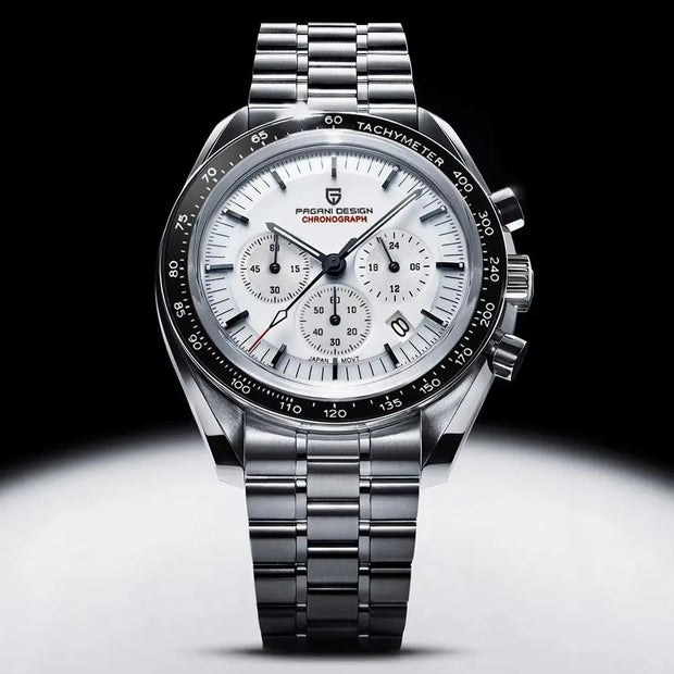 2024 New V5 PD1701 Men'S Watches Luxury Quartz Watch Men Sport Speed Chronograph AR Sapphire Glass 100M Waterproof